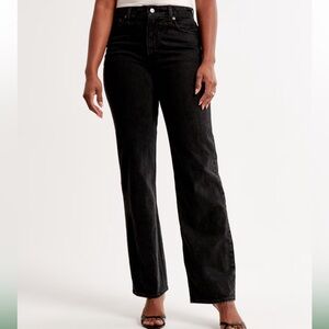 Abercrombie and Fitch Curve Love High Rise 90s Relaxed Jean